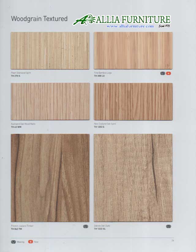  HPL  Woodgrain motif tekstur  kayu  Allia Furniture