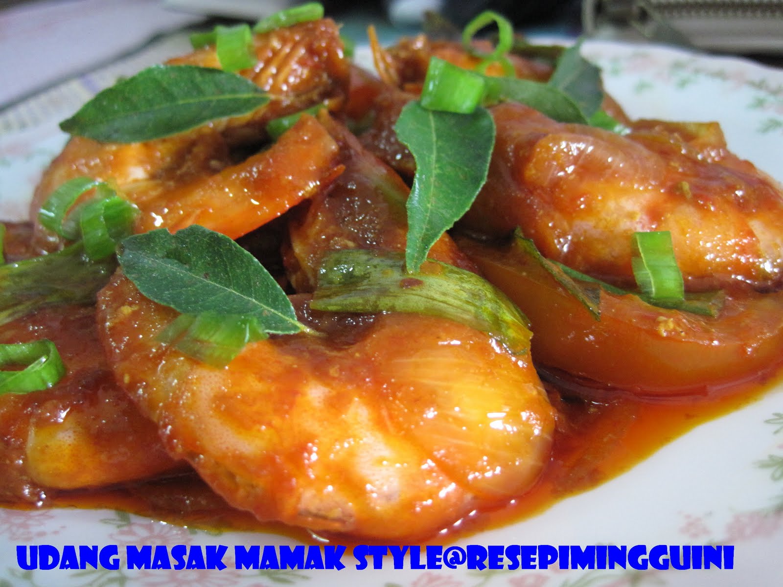 Udang Masak Mamak Style  Resepi Minggu Ini