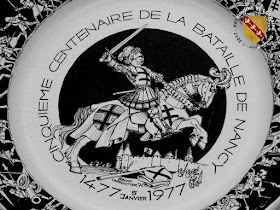 Assiette commémorative de la Bataille de Nancy (1477-1977)