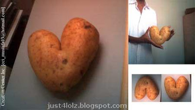 heart shaped potato