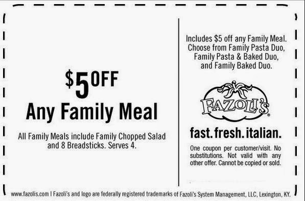 fazolis coupons 2018