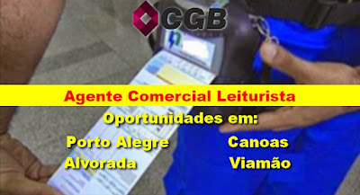 CGB abre vagas para Leiturista em Porto Alegre, Canoas, Alvorada e Viamão