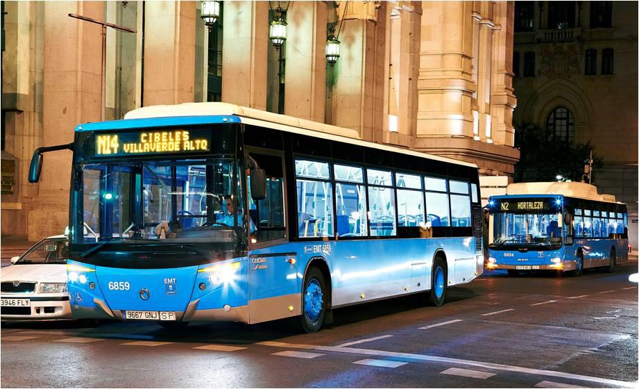 Horarios de Navidad 2021 de los autobuses EMT