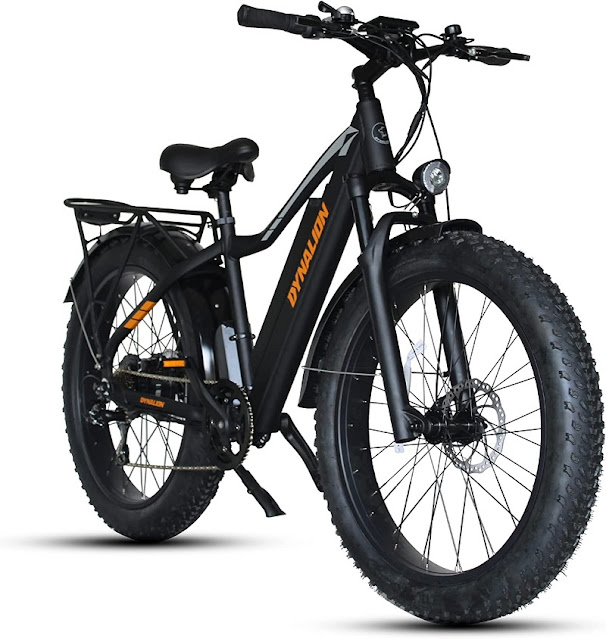 Dynalion 26" Mountain Fat Tire Electric Bike Mountain-Bikes