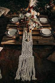 Etsy-macrame-table-runners-wedding-ideas-KMichWeddings Events-Philadelphia