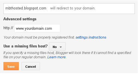 Domain Settings