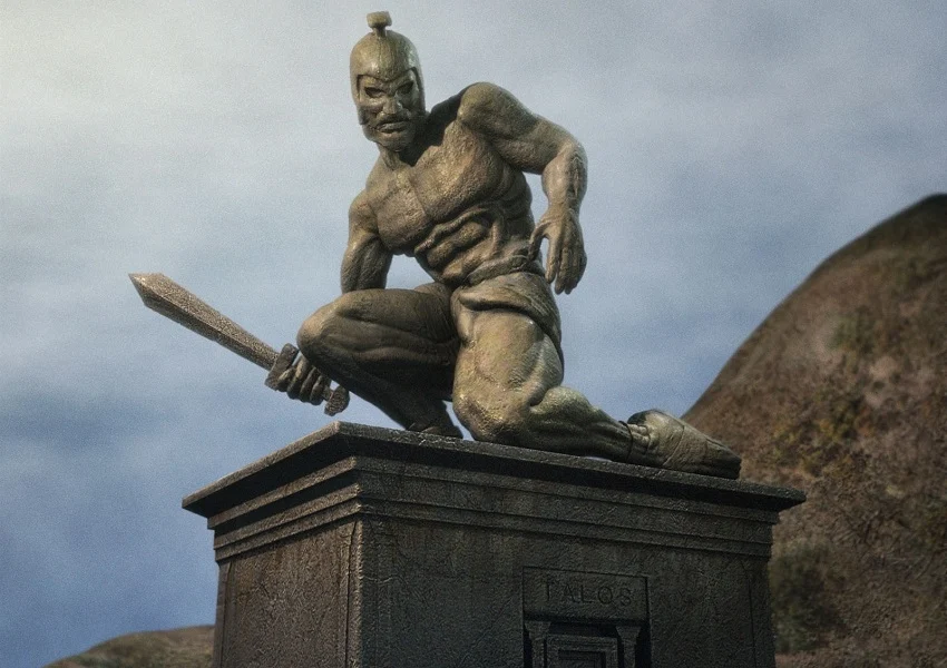 Talos, o Gigante de Bronze Protetor de Creta