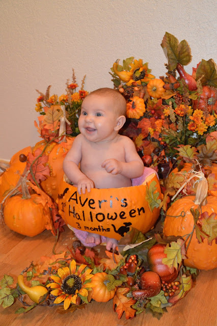 babies in pumpkin, babies, pumpkins, fall decorations