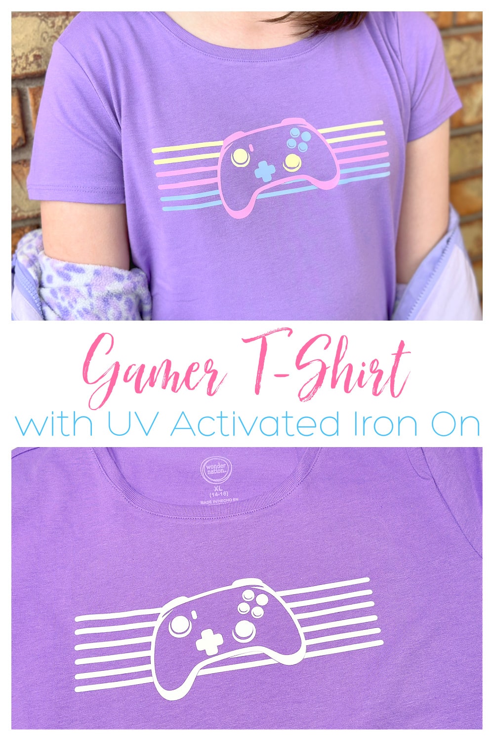 5 Little Monsters: Gamer Shirts with Color-Changing and Reflective Iron On