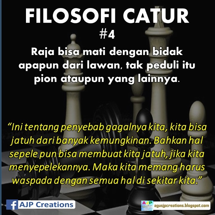 9 Kata-Kata Bijak Filosofi Catur  AJP Creations