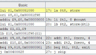 Alternatively, this also works... Assemble your program and then you can see what happens in the text segment on MARS.