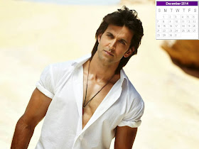 Hrithik Roshan Calendar 2014