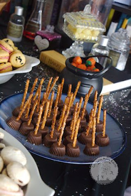 Cute little broomsticks and lemon drops perfect for Hogwarts