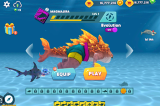 Hungry Shark mod full tiền, kim cương