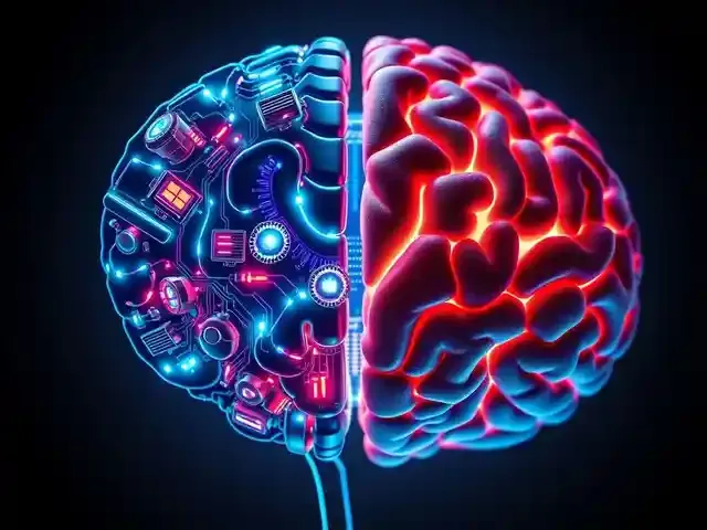 AI chip vs human brain comparison