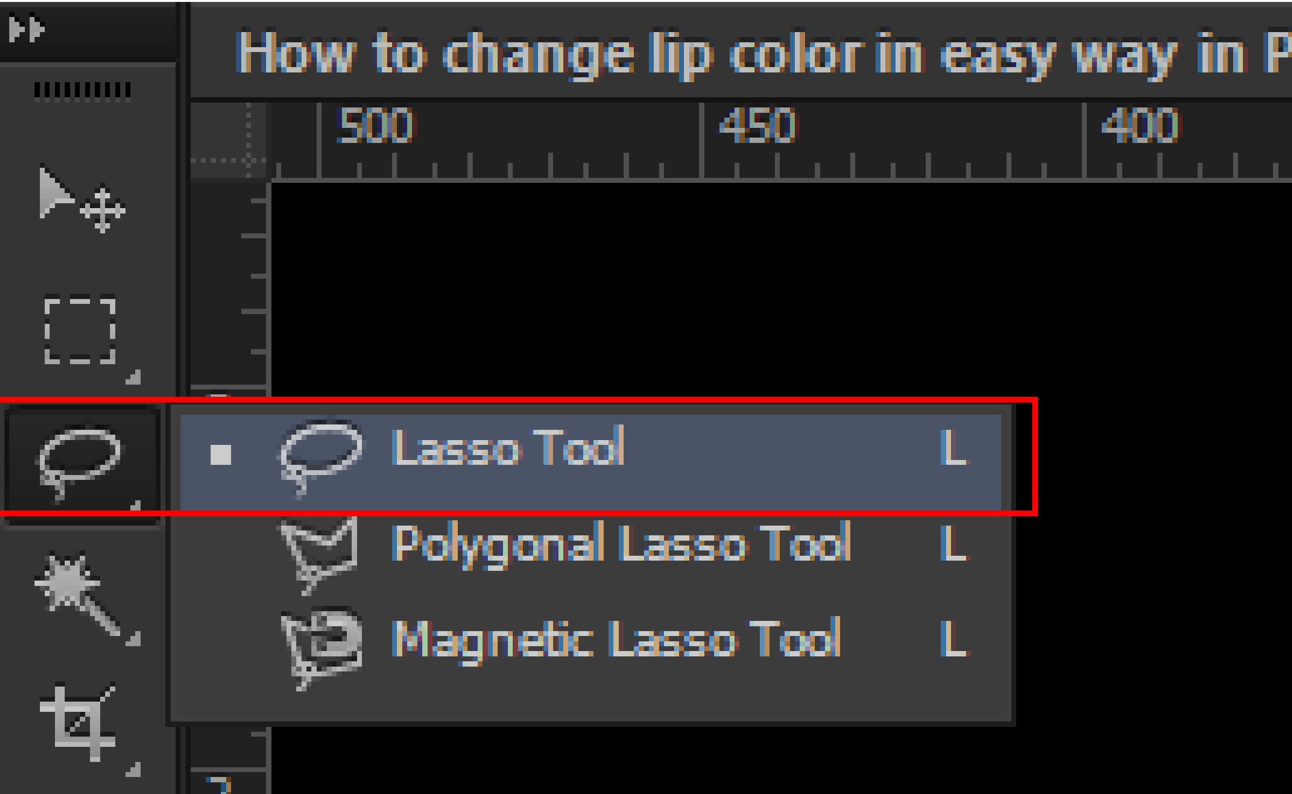 How to change lip color in easy way in Photoshop(creativea2z)