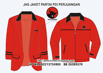 JAS JAKET PARTAI PDI PERJUANGAN