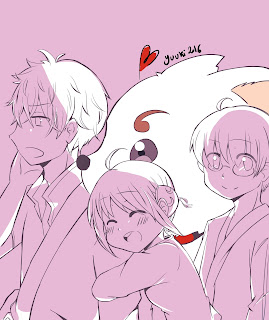 Yorozuya family is not complete without Sadaharu!