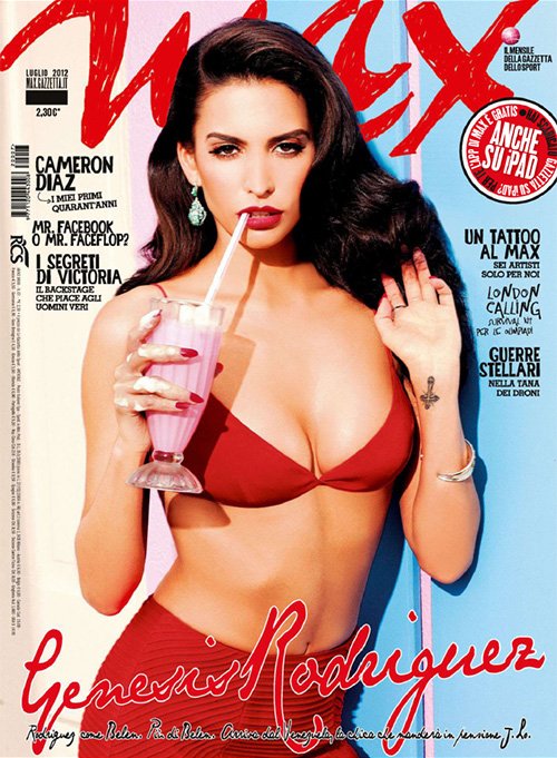 Genesis Rodriguez is Red Hot for Max Magazine » Gossip | Genesis Rodriguez