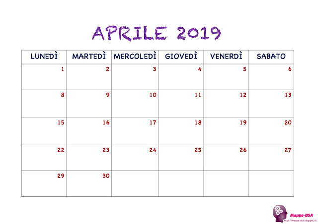 mappedsa mappe dsa disturbi specifici apprendimento dislessia planning verifiche interrogazioni calendario incollare scrivere test