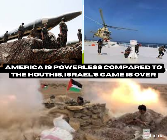 America is powerless compared to the Houthis, Israel's game is over