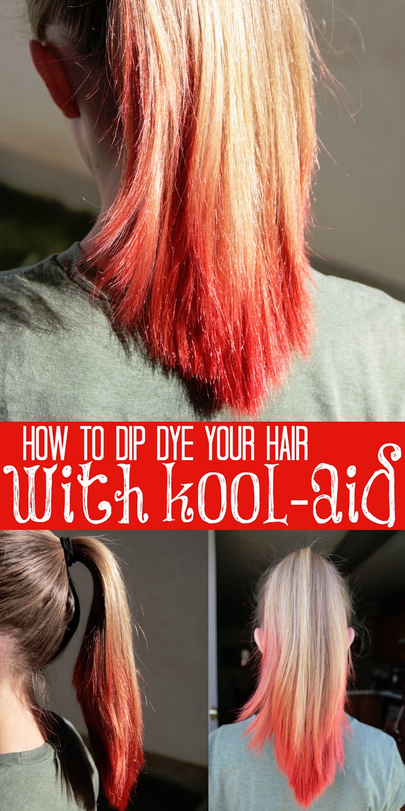 How to Dip Dye Your Hair with Kool-Aid - Tips from a ...