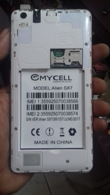 MYCELL ALIEN SX7 FLASH FILE MT6572 NAND 4.4.2 SKIN SHOW 5.1 FIRMWARE 100% TESTED