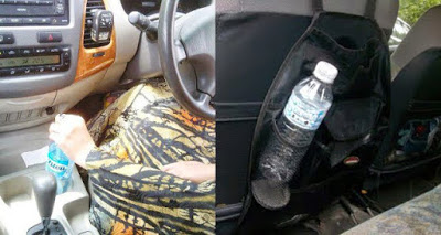 air mineral botol dalam kereta, minum air botol plastik kereta panas, 
