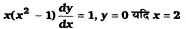 Solutions Class 12 गणित-II Chapter-9 (अवकल समीकरण)