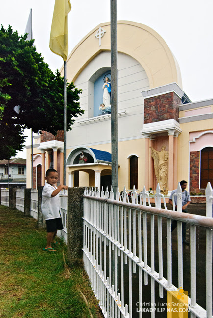 At the Ozamiz Cathedral