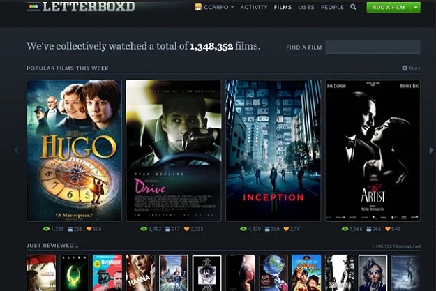 Letterboxd - Ανακαλύψτε νέες ταινίες και βαθμολογείστε όσες βλέπετε στο «Facebook» των ταινιών