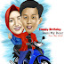 KARIKATUR NAIK MOTOR VEGA