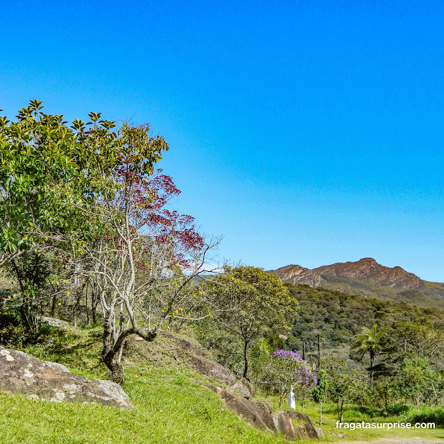 Montanhas e vegetação do Parque do Caraça