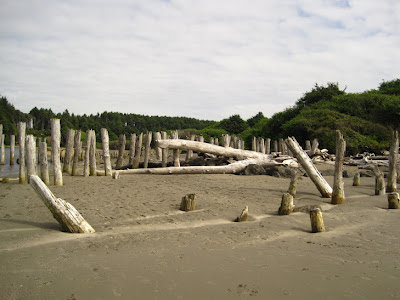 What's left of what might have been a dock