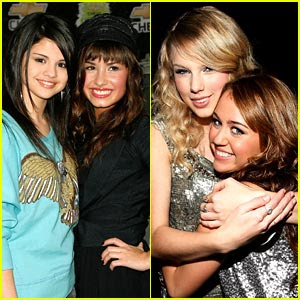 selena gomez and demi lovato and taylor swift