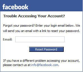 Rubare password facebook