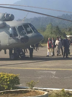 Primi Minister Narendra Modi in Tuirial Hydro Power Project A hawng