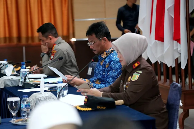 Sambut Ramadhan, Walikota Rudi Rapat Bersama Forkopimda