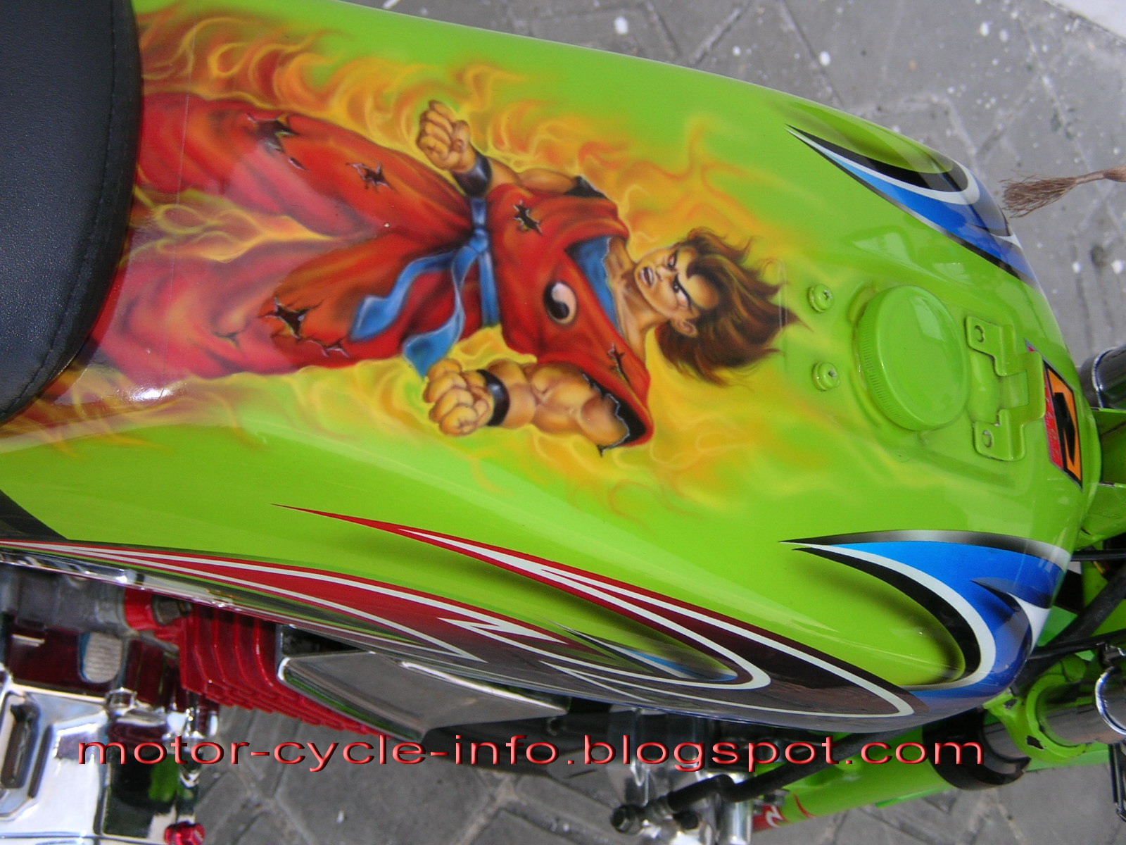 Modifikasi Motor Rx King Extreme Airbrush Motorcycle Case