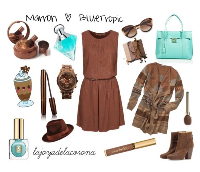 marrón bluetropic