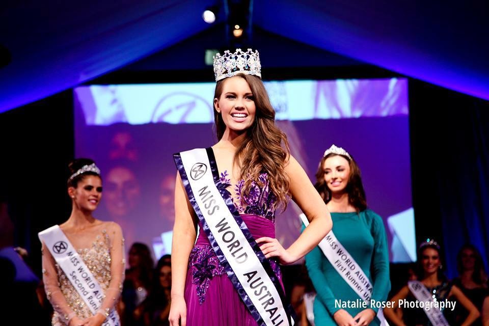 Miss World Australia 2014 winner Courtney Thorpe