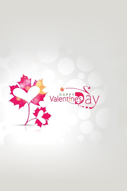 free wallpapers for Apple iPhone4 download picture love greeting card for Valentine's Day