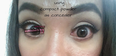 Powder as Concealer