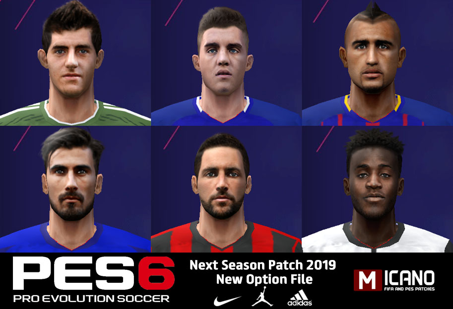 PES 6 Next Season Patch 2019 New Option File Released 13