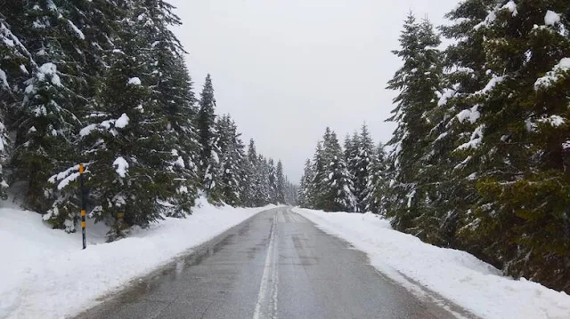 Χιόνισε στο νομό Τρικάλων