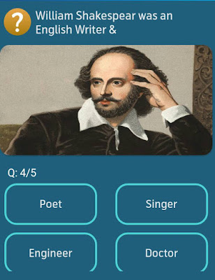 William Shakespear was an English Writer &? MY TELENOR