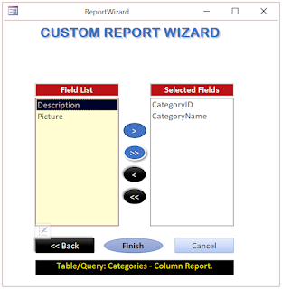 Report Wizard Page2