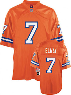 John Elway Denver Broncos Orange Throwback Jersey