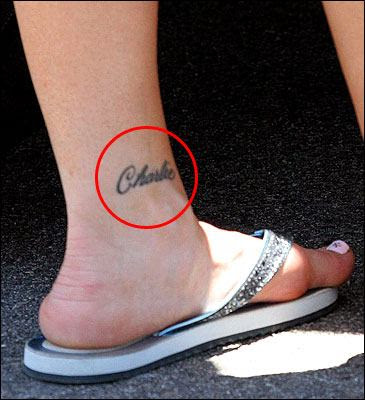 celebrity ankle tattoos Posted by bagus at 919 AM