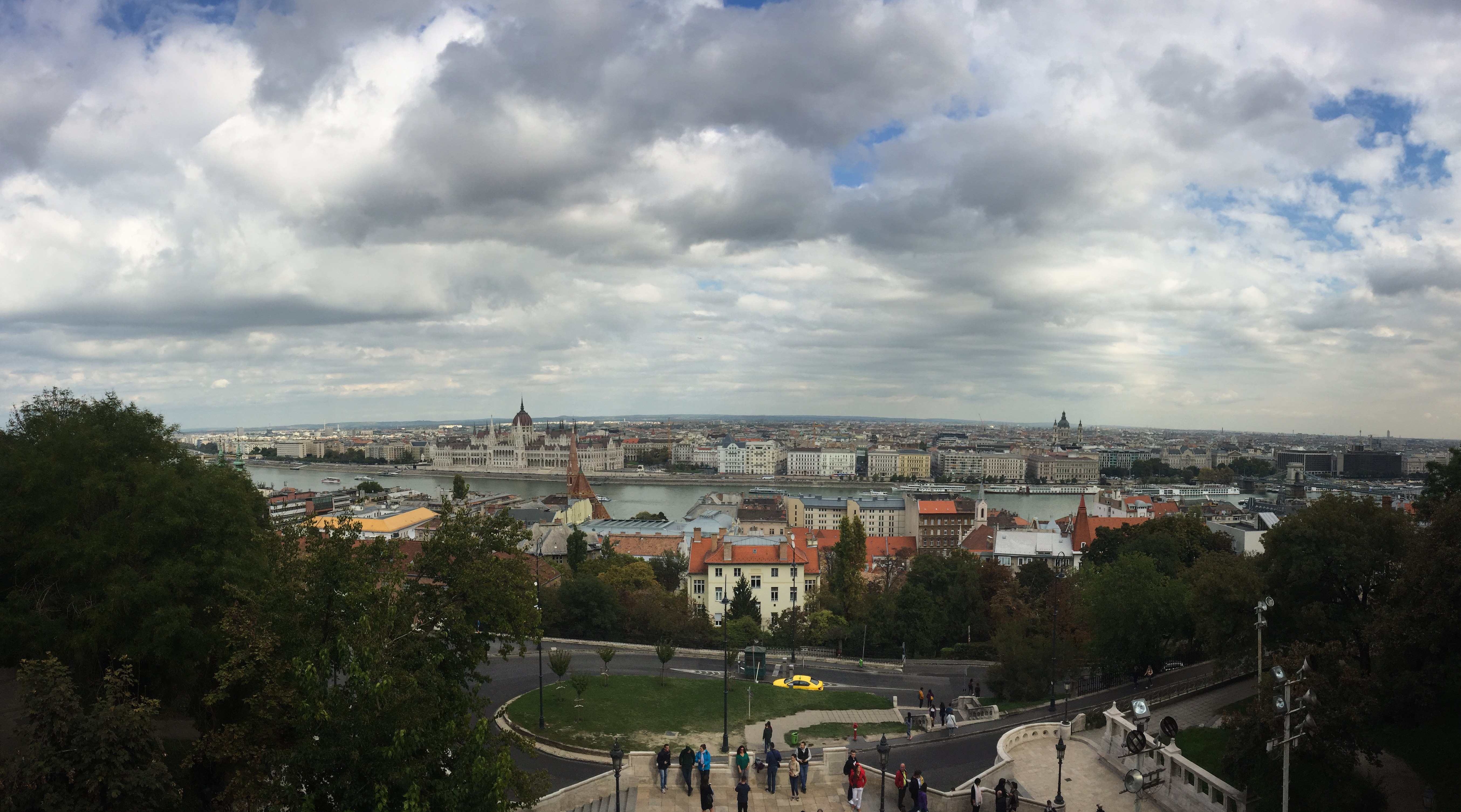 View from Budai Vár, Budapest, Hungary